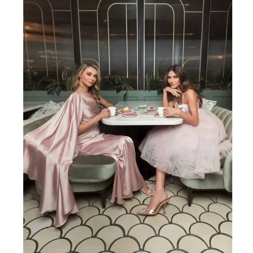 Mac Duggal Pink Bow Front Tulle Mini Dress - Picture 11 of 12